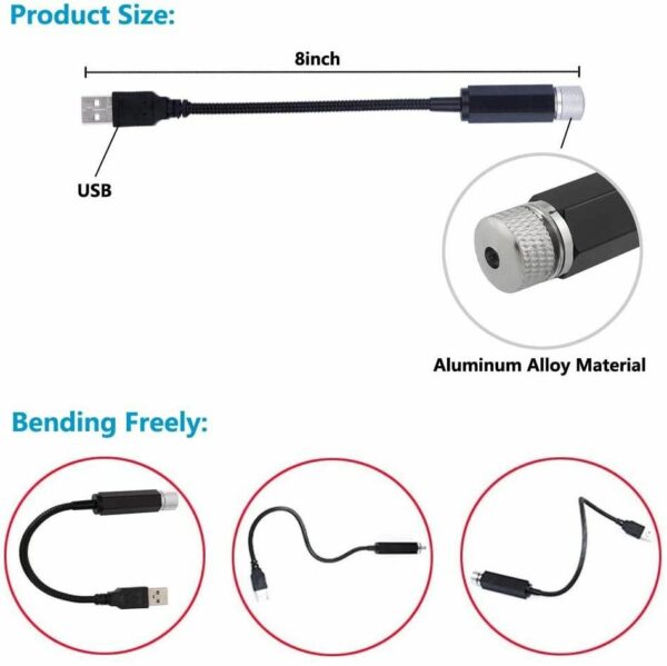 ⁦ليزر USB للسيارة او المنزل⁩ - الصورة ⁦2⁩