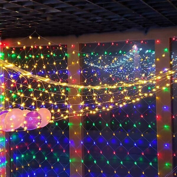 ⁦• شبكة رمضان المضيئة الترند 2*2 LED⁩ - الصورة ⁦3⁩