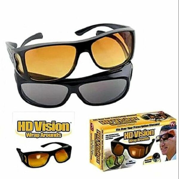 ⁦• عرض قطعتين نظارة HD Vision للقيادة⁩ - الصورة ⁦5⁩