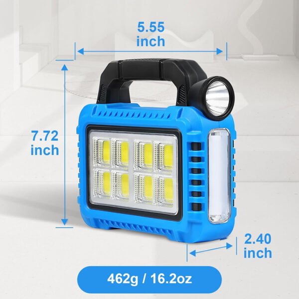 ⁦• كشاف طاقة شمسية Solar multifunctional⁩ - الصورة ⁦3⁩