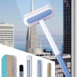 • عرض قطعتين منظف النوافذ  السحري 3 في 1