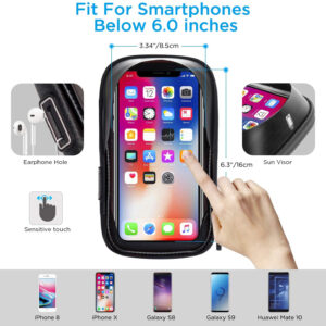 • "	حامل موبايل وتربروف تاتش و حافظ للكروت"