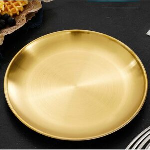 اطباق ذهبيه للتقديم مقاس 26