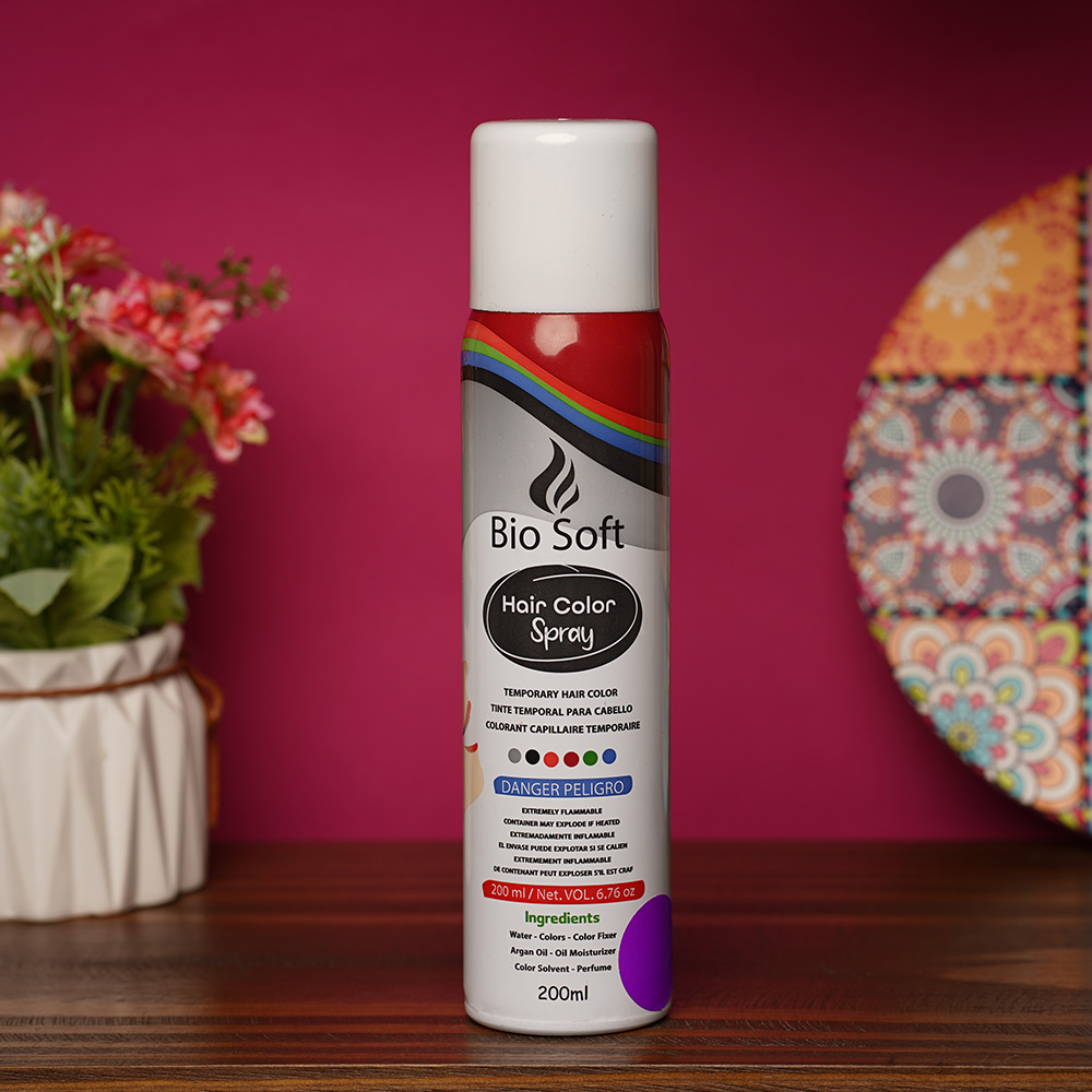 سبراي صبغة الشعر المؤقت Bio Soft - الصورة 2