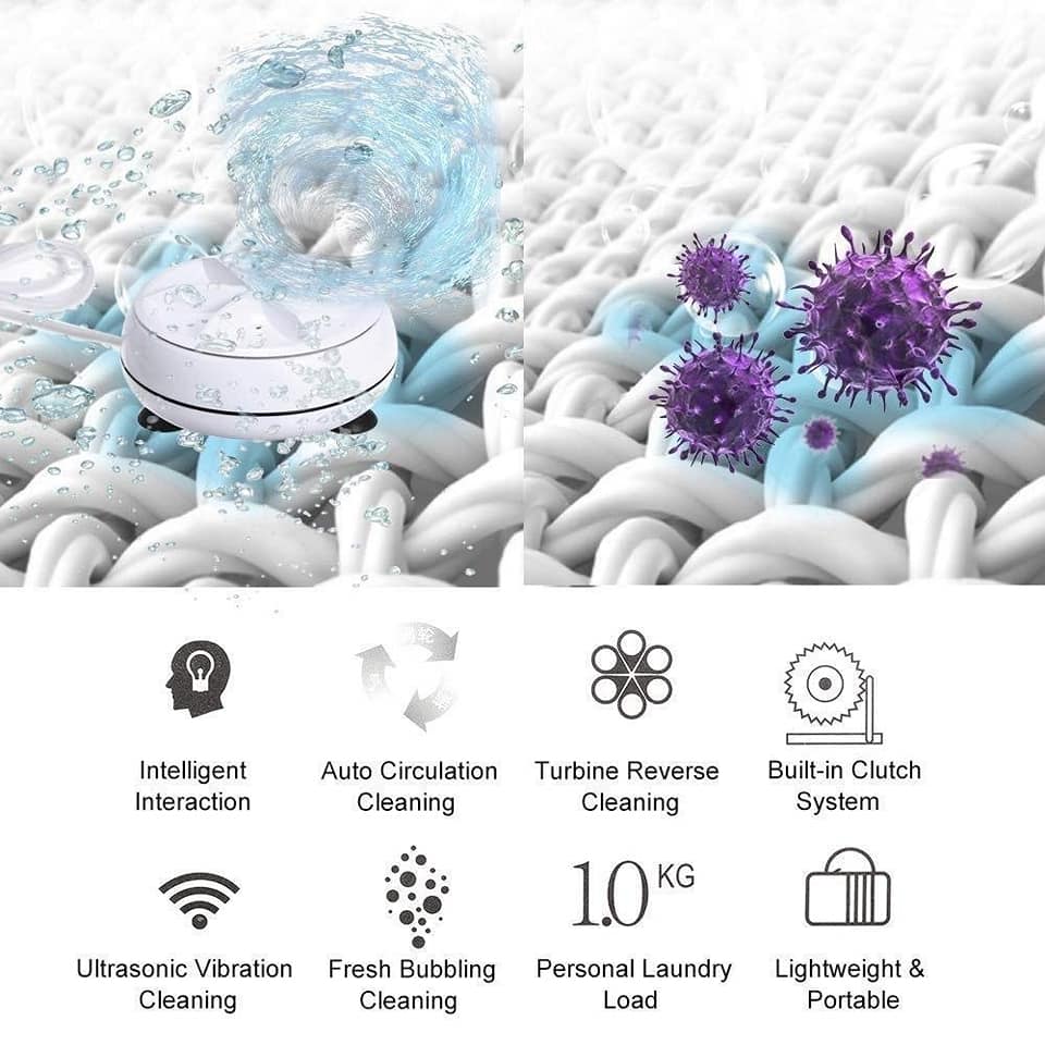غسالة صغيرة متنقلة Turbine Wash - الصورة 6