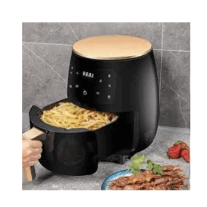 • عرض قلاية هوائية 6 Silver Crest Liter Black + قالب سيليكون للأير فراير + اسبراي بخاخ الزيت