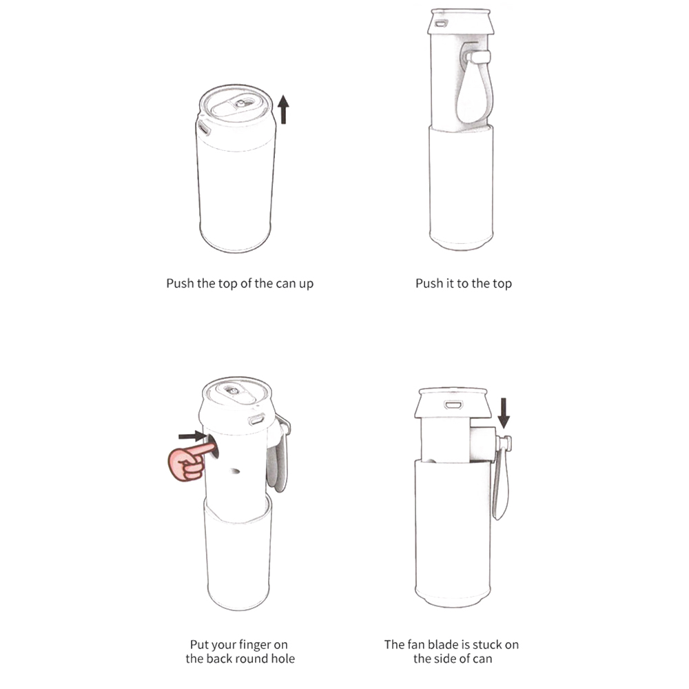 مروحة علي شكل كان - الصورة 6