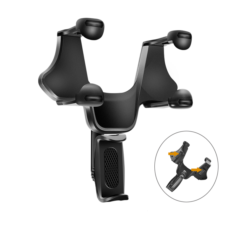 حامل الموبايل في مراية السيارة 360 درجة - الصورة 2