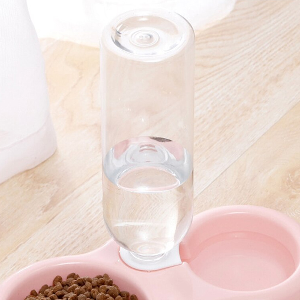 طبق طعام مزدوج للحيوانات بدسبنسر اوتوماتيكي - الصورة 5