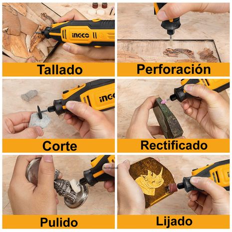 • مينى كرافت 130 وات 109 قطعة INGCO - الصورة 4