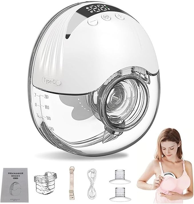 • مضخة كهربائية لاسلكية للرضاعة الطبيعية - قطعه واحده - الصورة 3