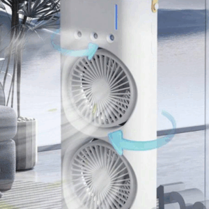 • مروحة و فواحة Double Fan الترند