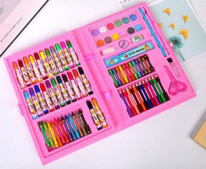 مجموعة الوان متعددة 86 قطعة بناتى