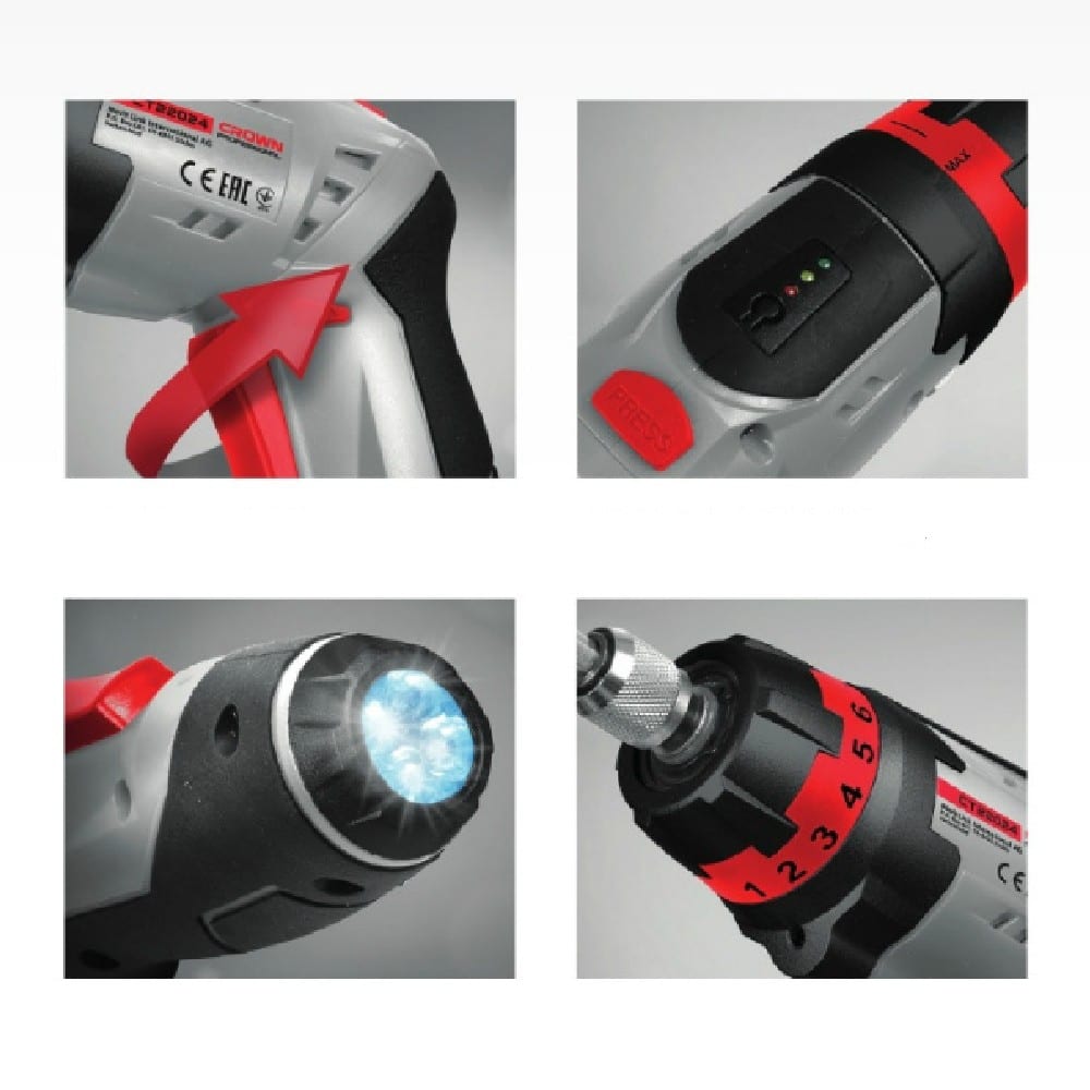 مفك كهرباء Crown - الصورة 4