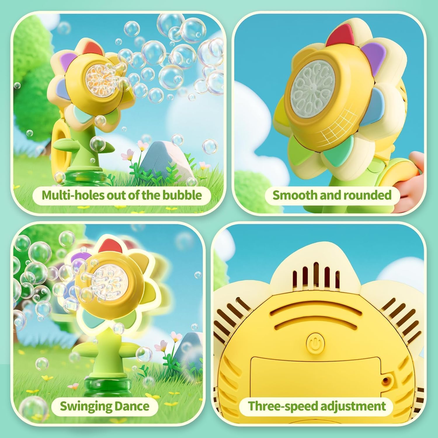 لعبة صنع فقاعات شكل ورده - الصورة 4