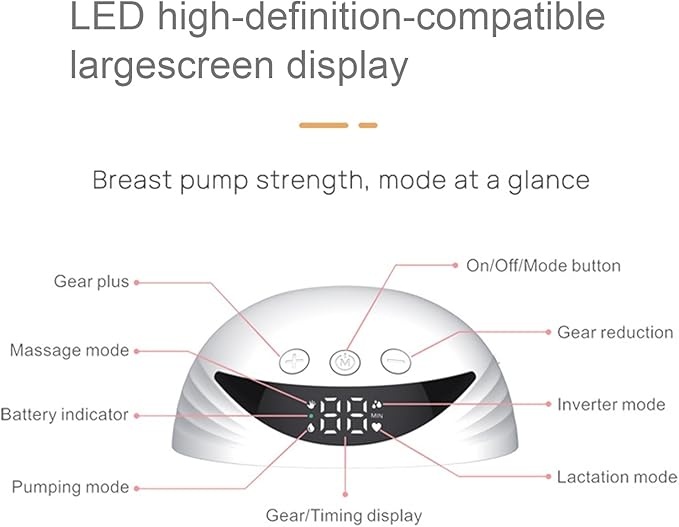 • مضخة كهربائية لاسلكية للرضاعة الطبيعية - قطعه واحده - الصورة 7