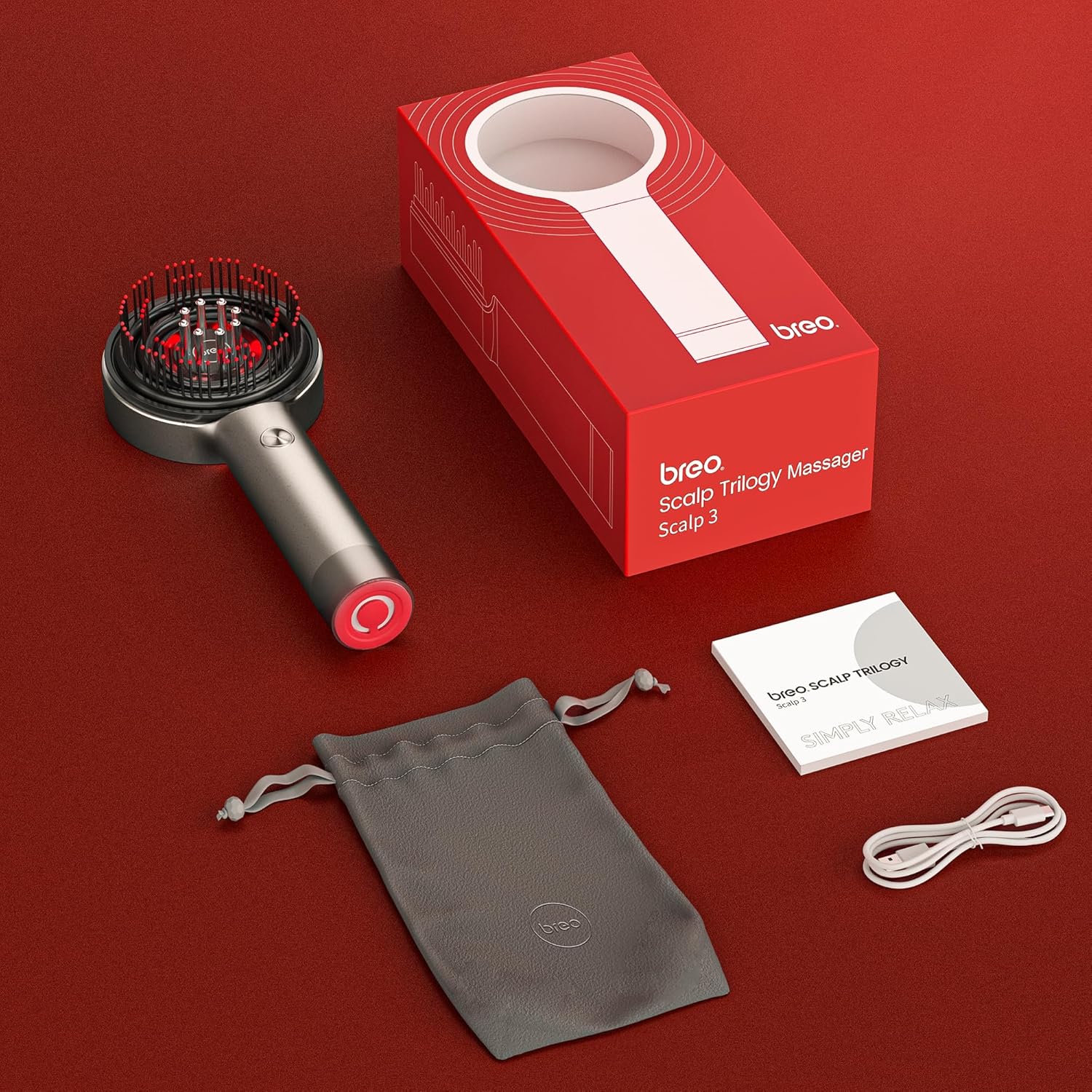 • فرشاة مساج الراس متعددة الاستخدامات - الصورة 3