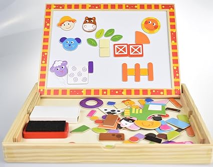 • سبورة تعليمية و بازل مغناطيسي - الصورة 3