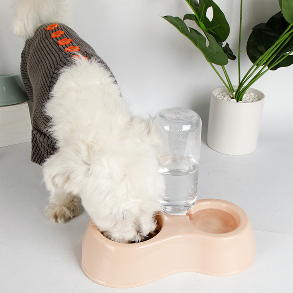 طبق طعام مزدوج للحيوانات بدسبنسر اوتوماتيكي - الصورة 4