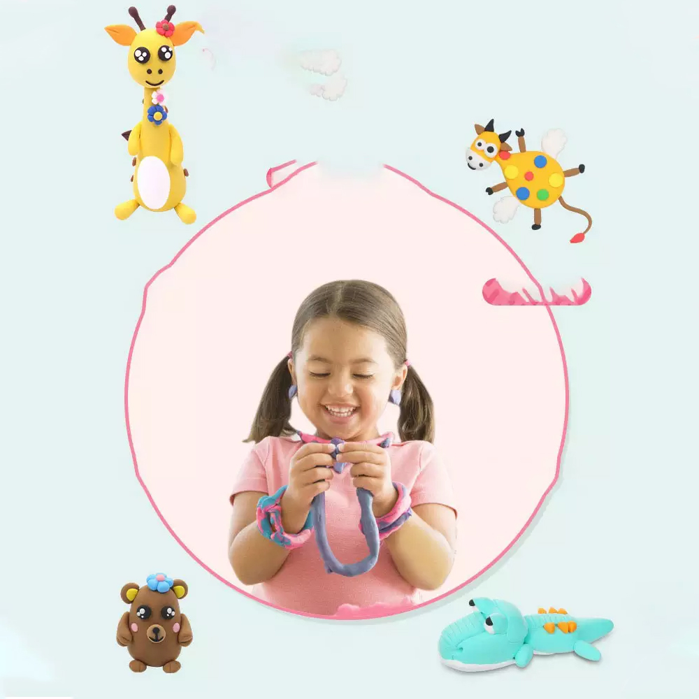 صلصال رملي 12 قطعة ألوان مختلفة - الصورة 5