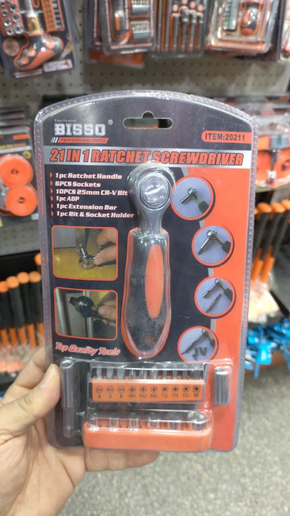 • طقم مفكات ولقم سستيم 21 قطعة - الصورة 2