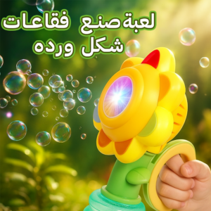 لعبة صنع فقاعات شكل ورده